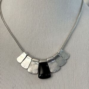 NWT The Sak Silver Tone Reversible Necklace